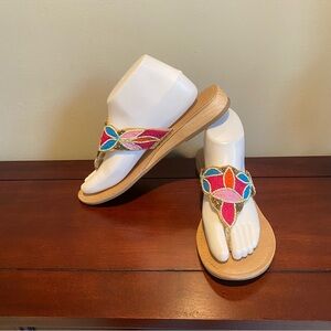 Coconuts by Matisse womens colorful sandals size 9